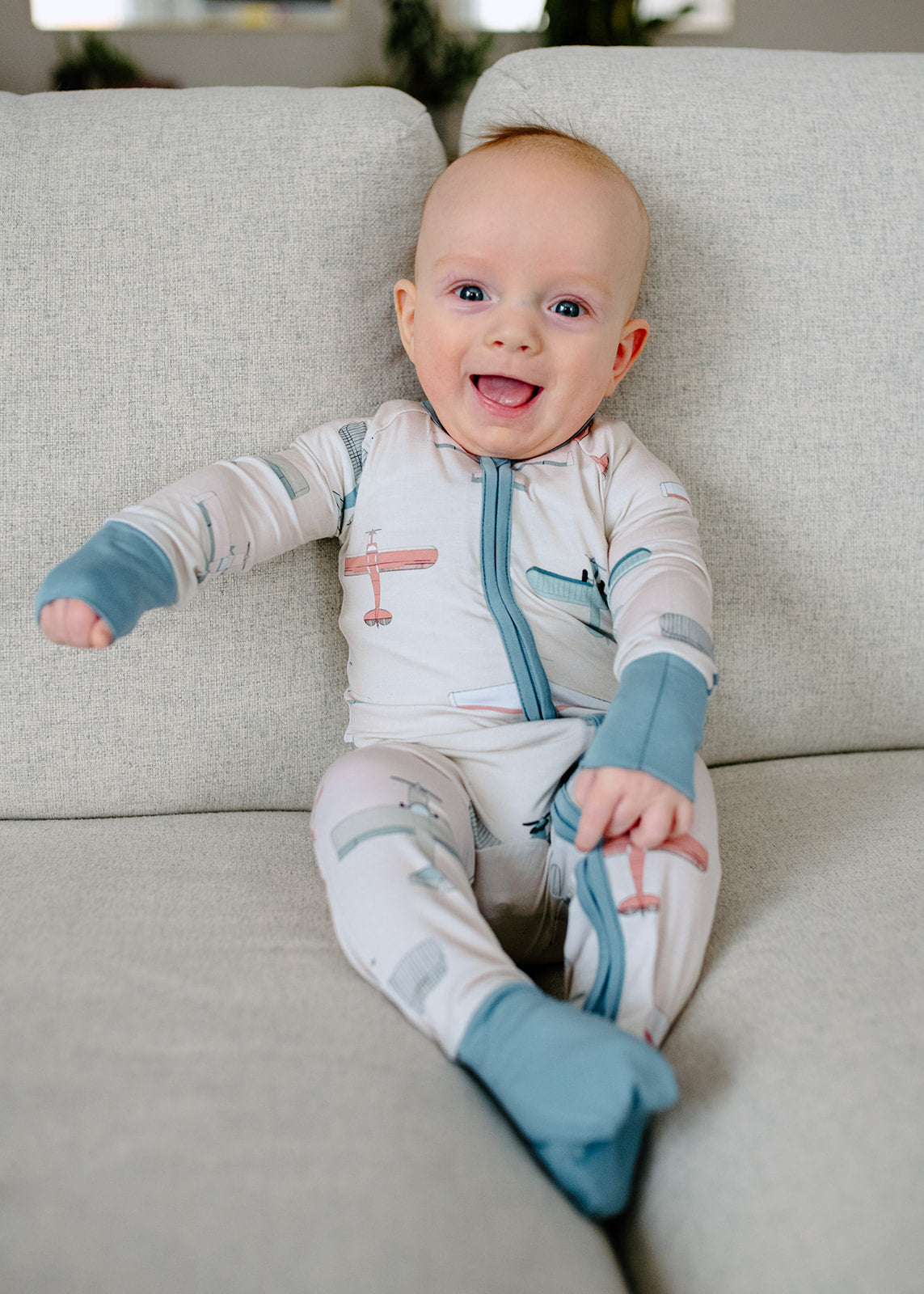 Alpha Zippered Romper