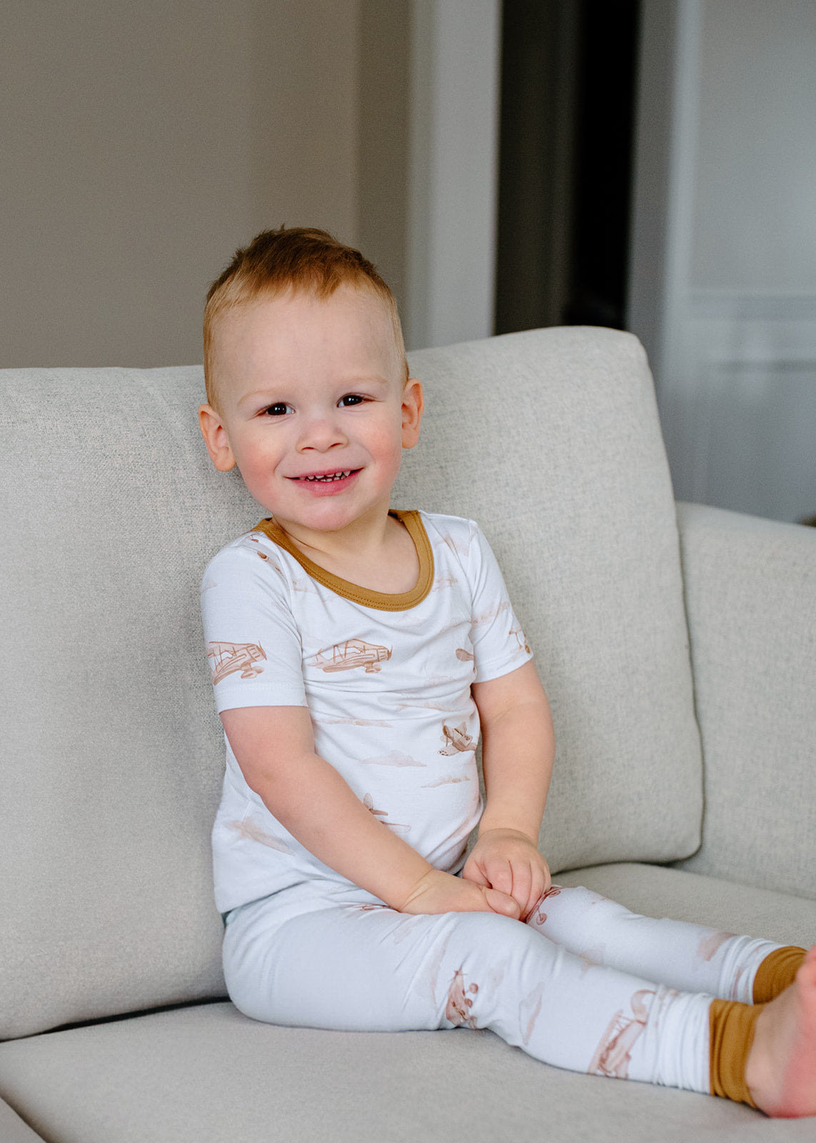Charlie Two Piece PJ in Copper