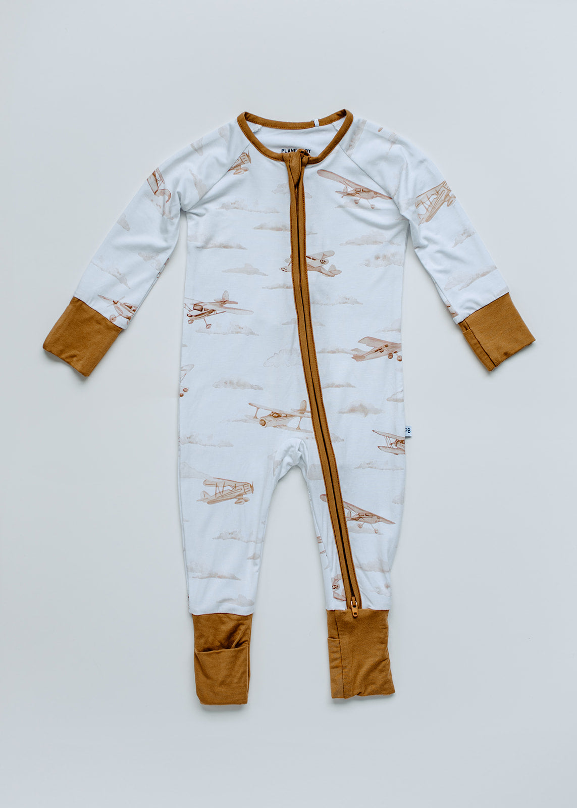 Charlie Zippered Romper in Copper