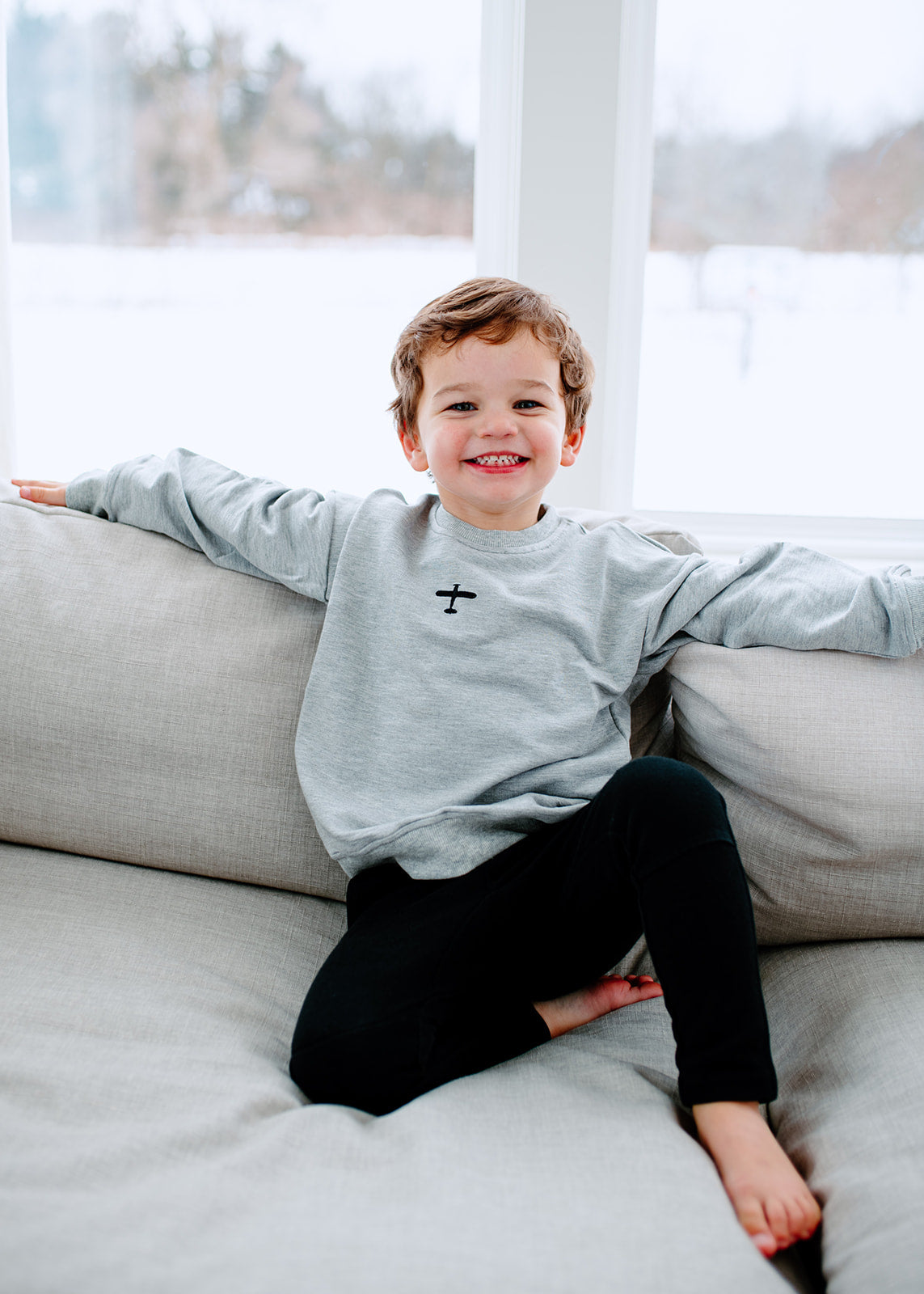 Echo Crewneck (4T-8Y!)