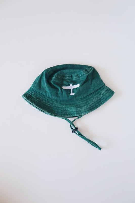 Green Denim India Bucket Hat