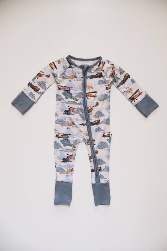 November Zippered Romper