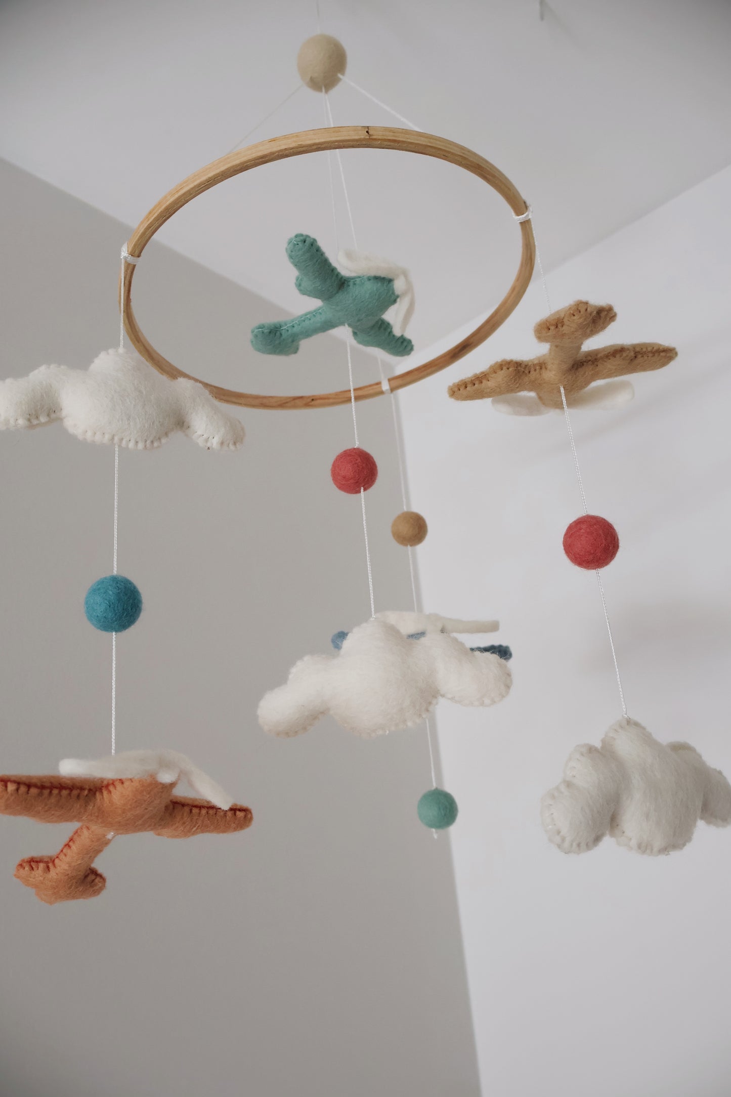 Plane Baby Felt Mobile