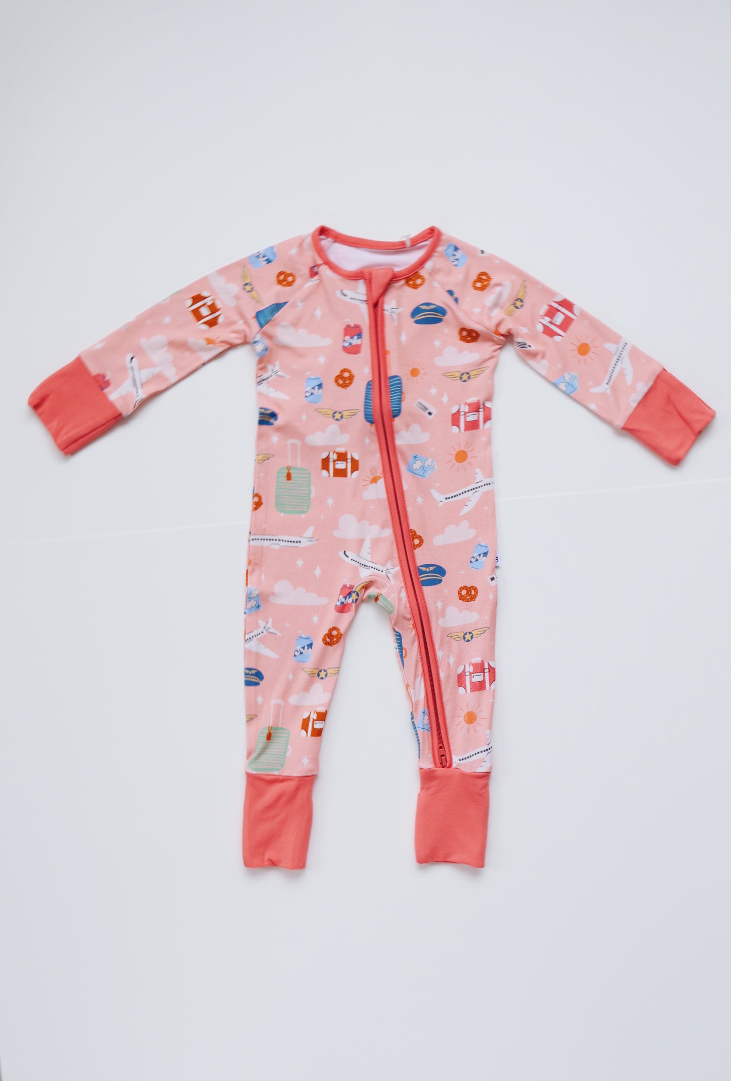 Pink Kilo Zippered Romper